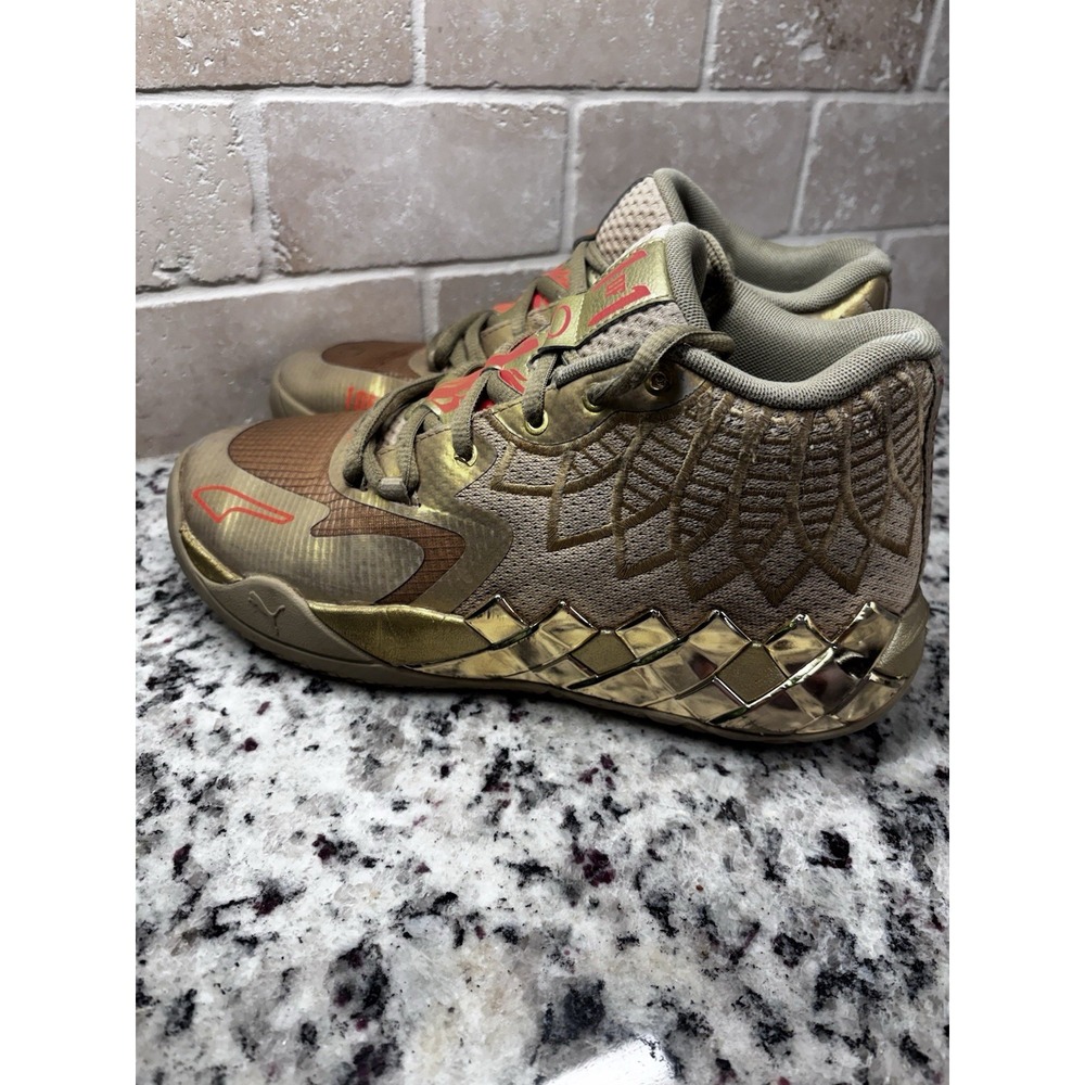 Size 7- Puma MB.01‎ Golden Child Men's Basketball Shoes